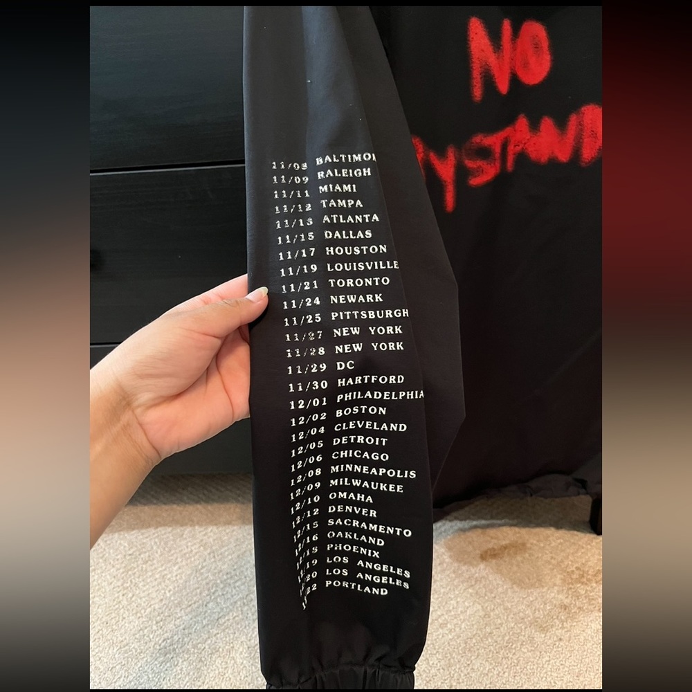 Large Astroworld quarter zip wind breaker